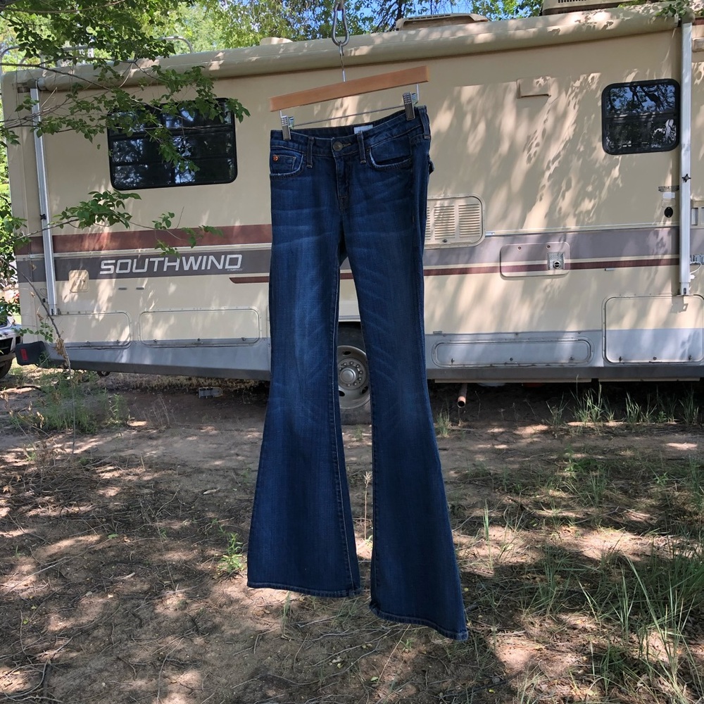 Women's Blue Flared Jeans
